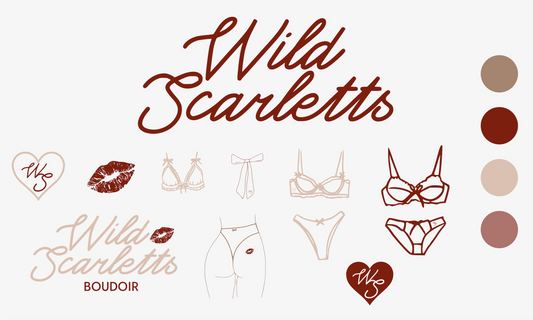 A Branding Kit That’s Just as Bold as the Boudoir – Wild Scarletts Boudoir