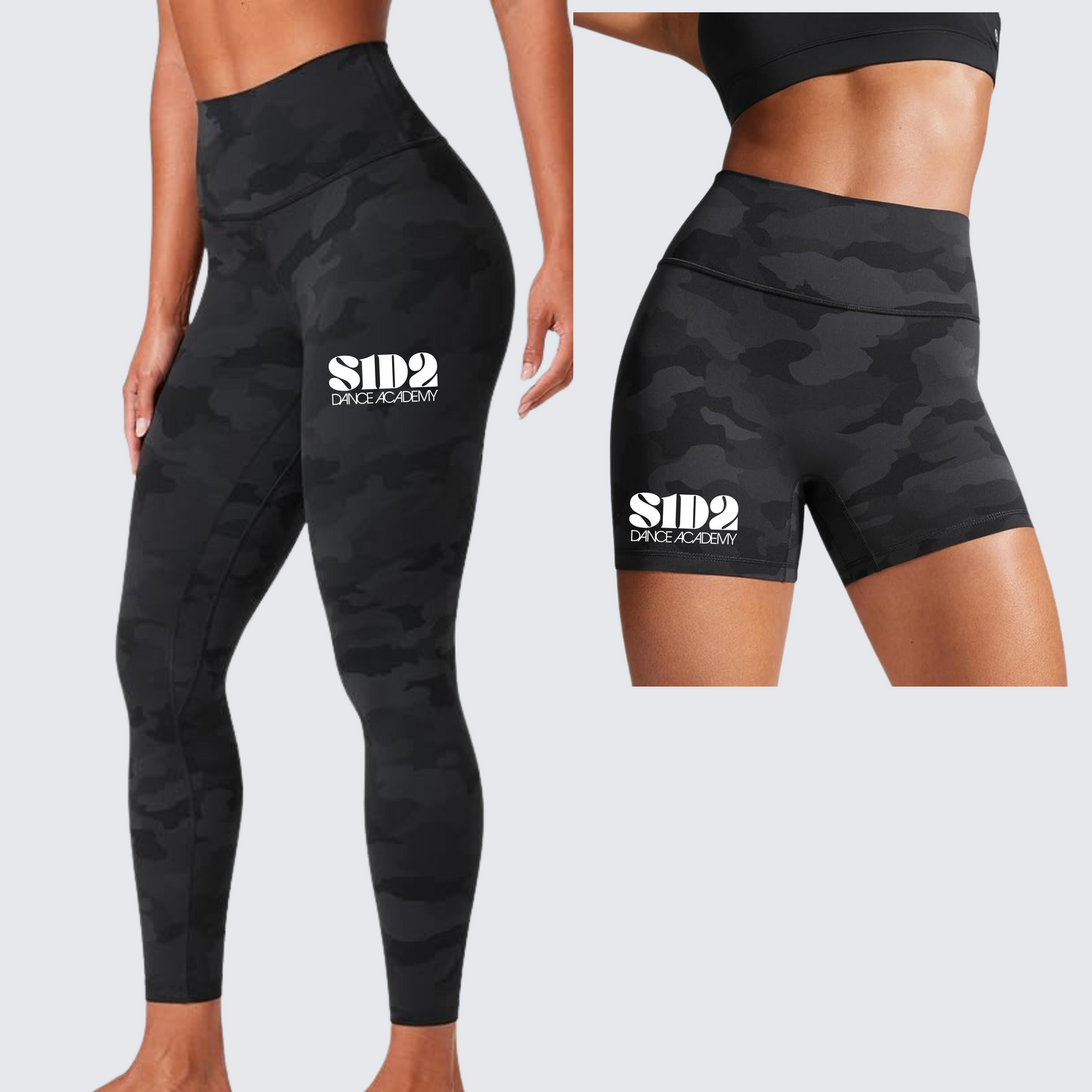 S1D2 CAMO LEGGINGS OR SHORTS
