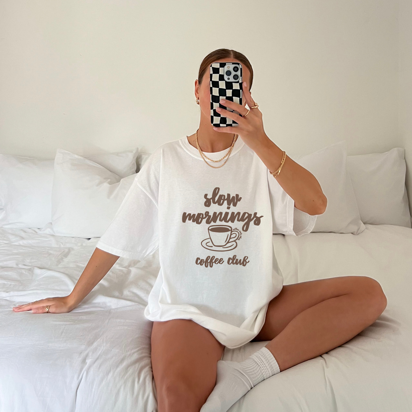 Slow Mornings Coffee Club Tee