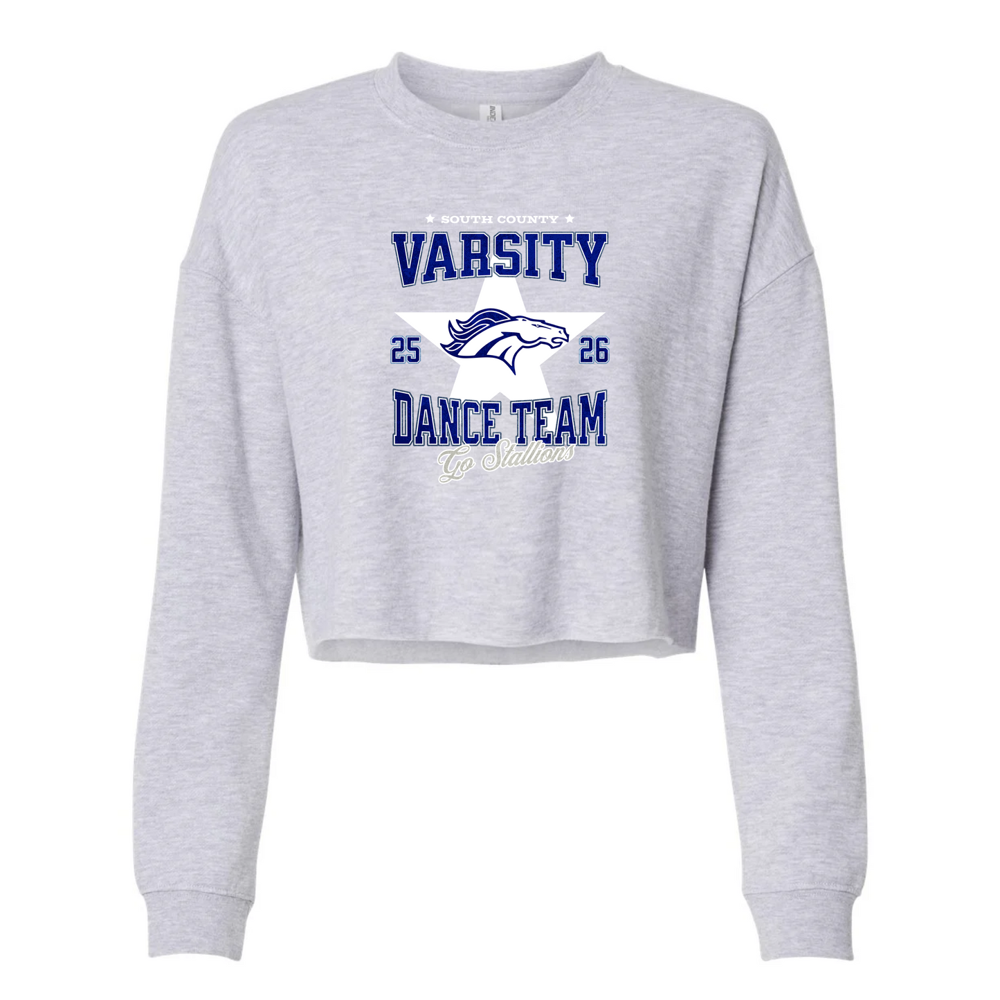 SOUTH COUNTY DANCE TEAM CROP CREWNECK