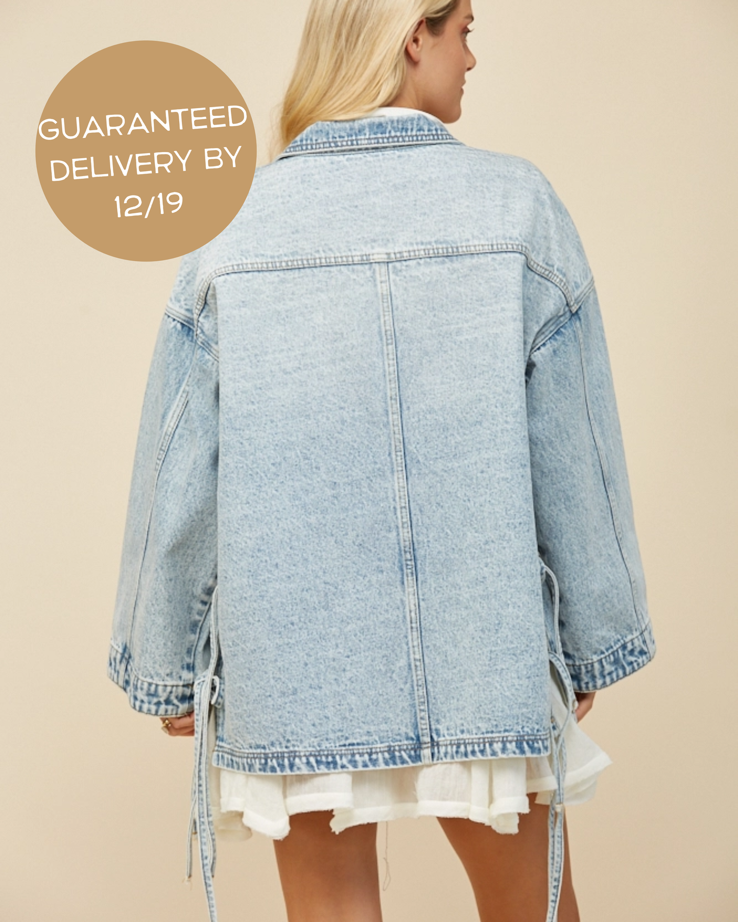 S1D2 BOHO TIE DENIM JACKET