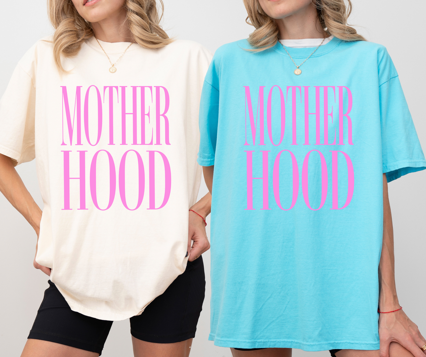 Motherhood Tee Blue