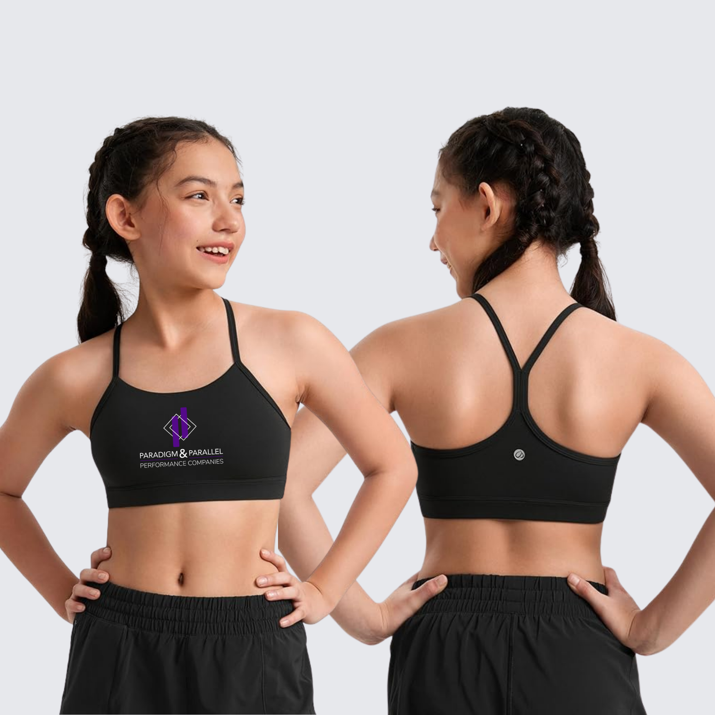 Buttery Youth Sports Bra - Spaghetti Strap Y Back