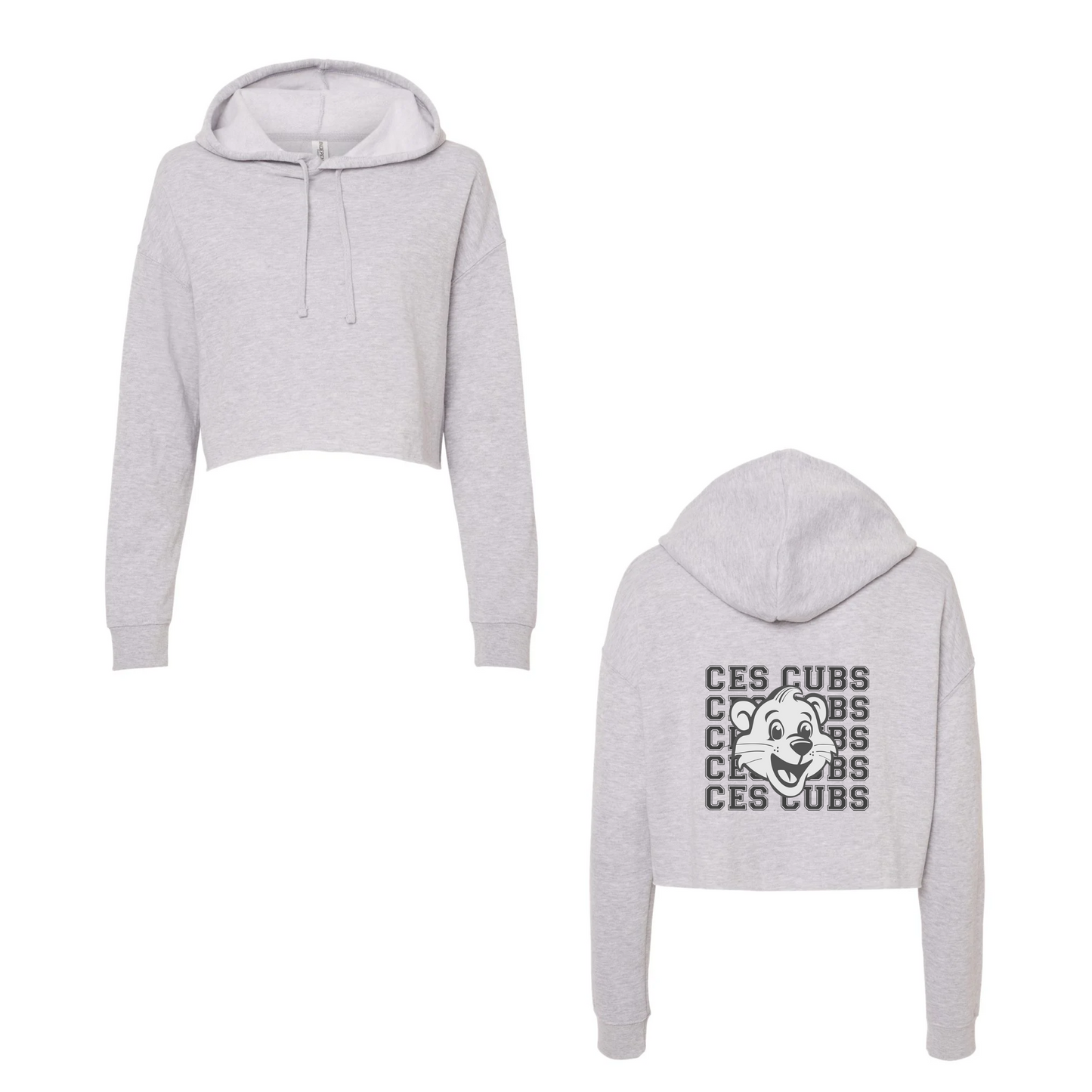WOMEN'S CES CUBS CROPPED HOODIE
