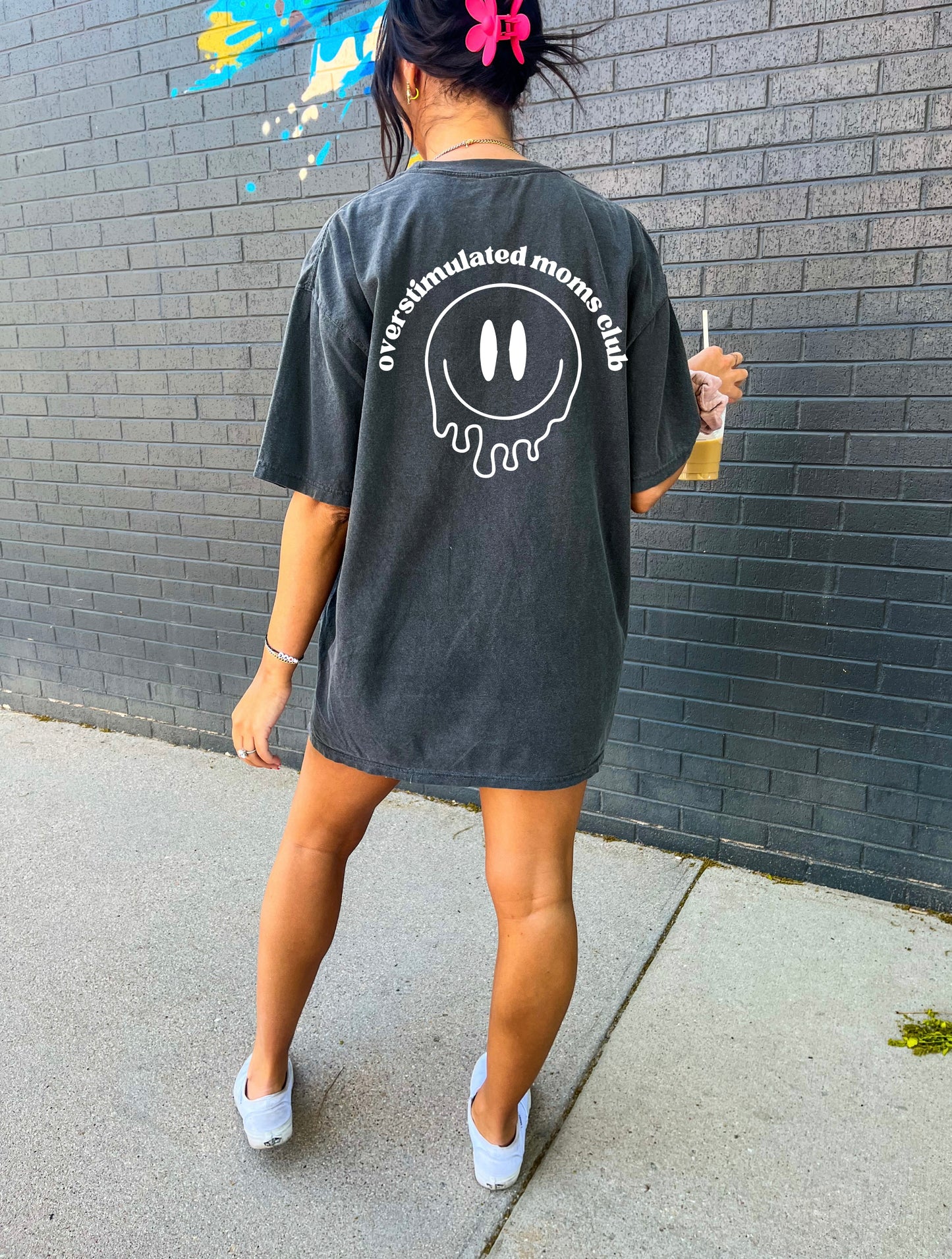 Overstimulated Moms Club Tee- Pepper
