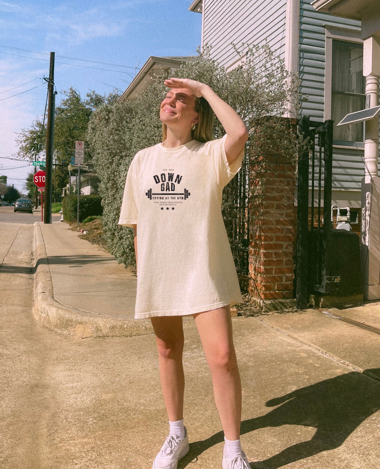 Down Bad Crying At The Gym Tee
