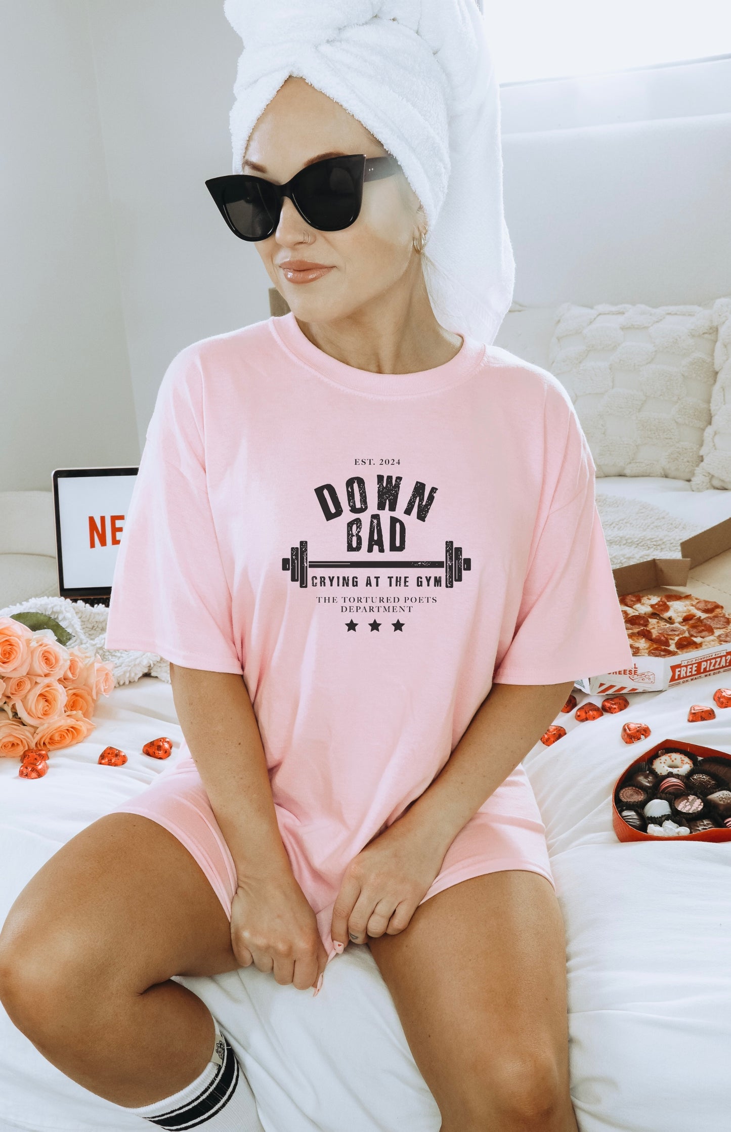 Down Bad Crying At The Gym Tee