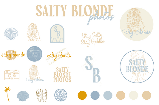 Salty Blonde Photos Premium Branding Kit