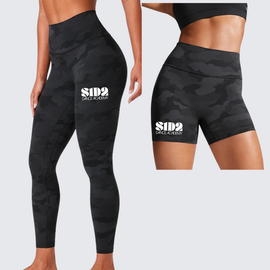 S1D2 CAMO LEGGINGS OR SHORTS