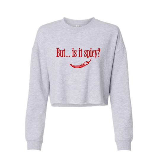 We Read Past Our Bedtime Cropped Crewneck