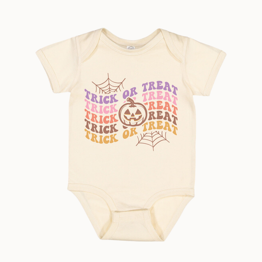 Trick Or Treat Baby Onesie