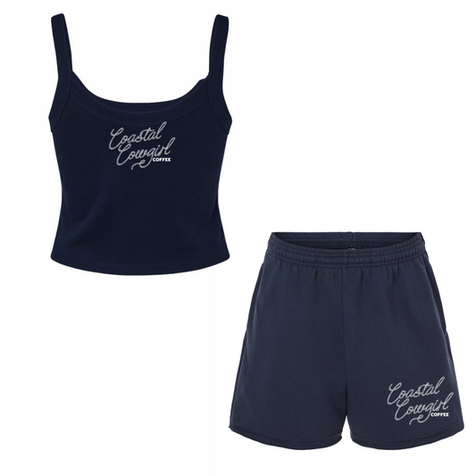 Coastal Cowgirl Coffee Navy Set