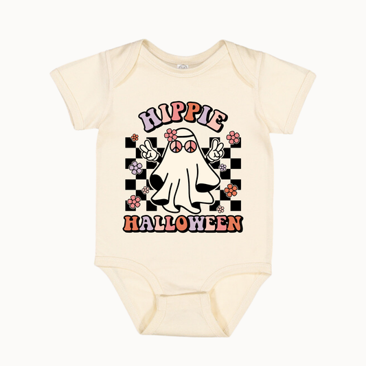 Hippie Halloween Baby Onesie