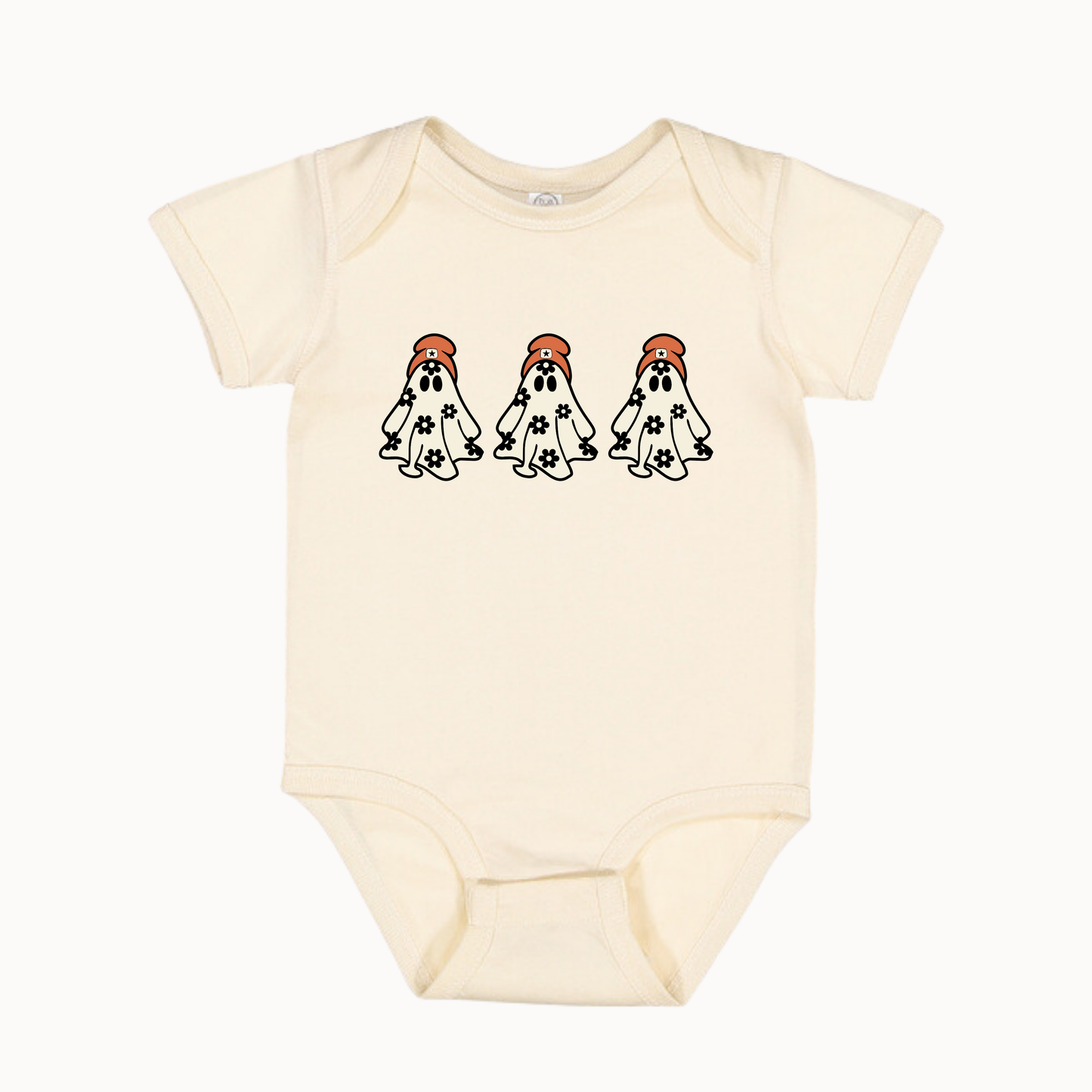 Flower Ghosts Baby Onesie