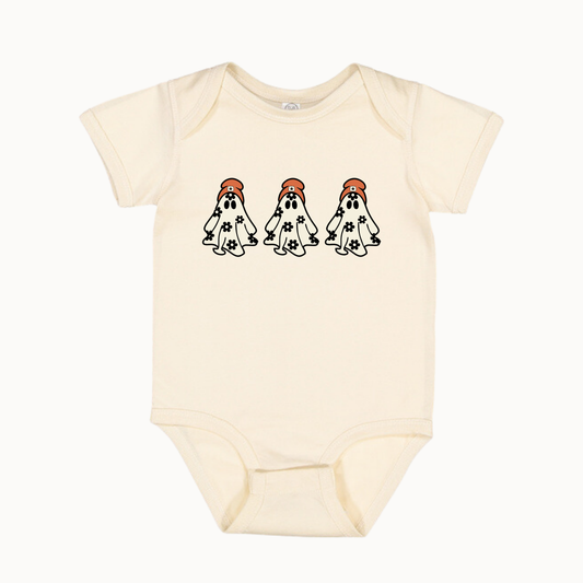 Flower Ghosts Baby Onesie