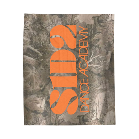 S1D2 CAMO BLANKET ORANGE WRITING