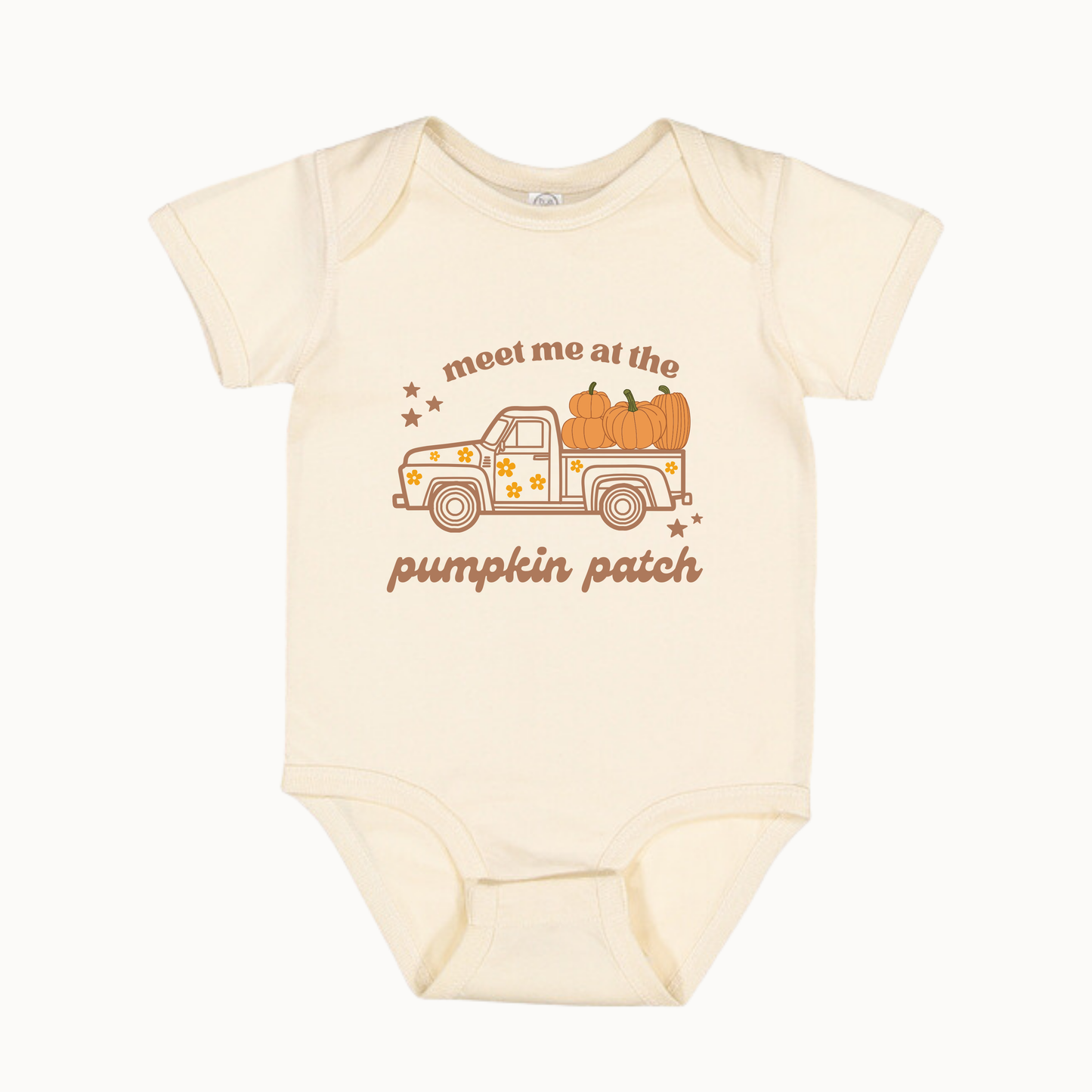 Meet Me At The Pumpkin Patch Baby Onesie