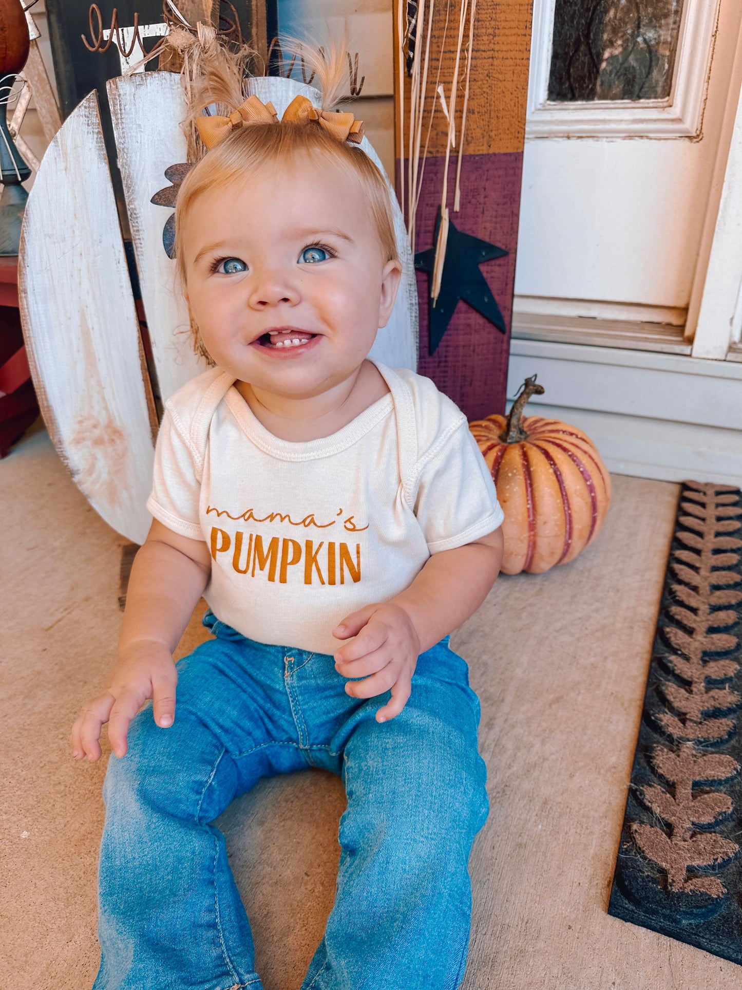 Baby Mama’s Pumpkin Onesie