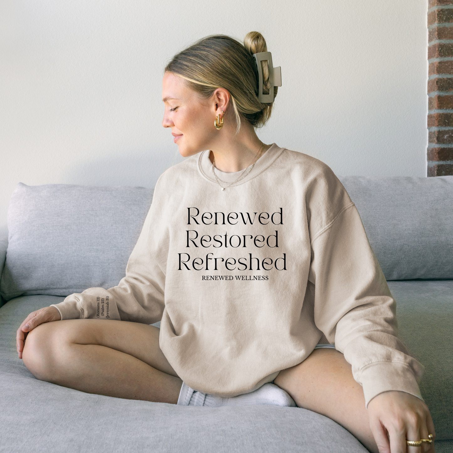 Renewed Restored Refreshed Crewneck