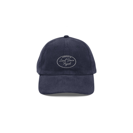 LEVEL DANCE PROJECT EMBROIDERED CORDUROY CAP
