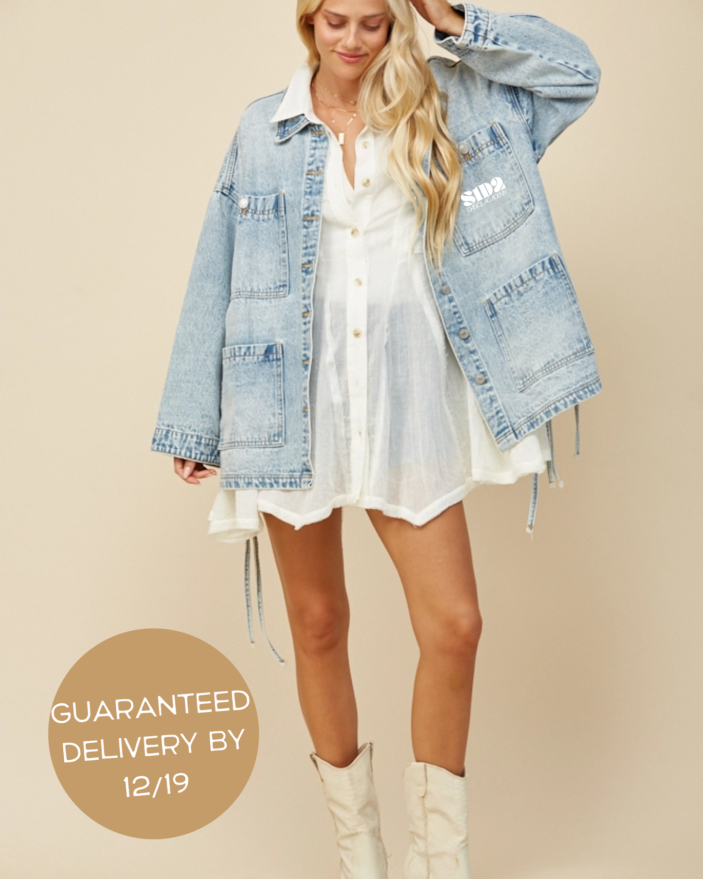S1D2 BOHO TIE DENIM JACKET