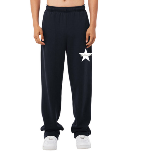 SOUTH COUNTY DANCE TEAM WIDE LEG SWEATS- NAVY