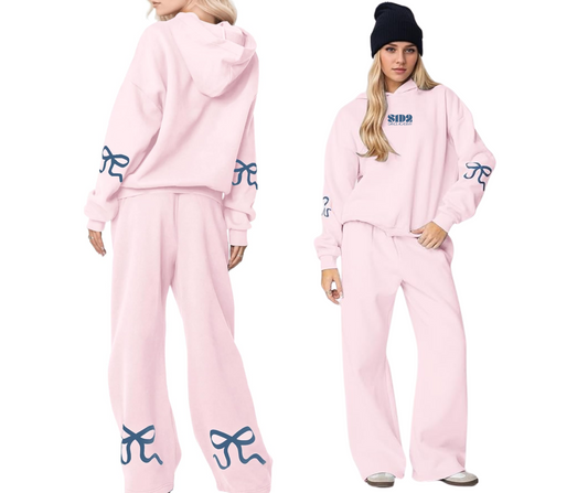 Baby Pink Bow Set