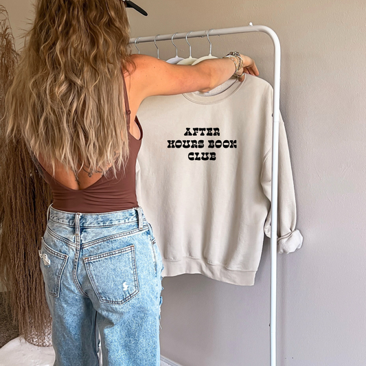 We Read Past Our Bedtime Crewneck