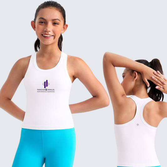 Youth Buttery Crew Round Neck Racerback Workout Tank Top