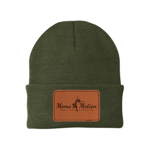 Moms In Motion Green Beanie