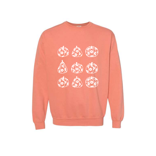 Flower Pumpkin Crewneck