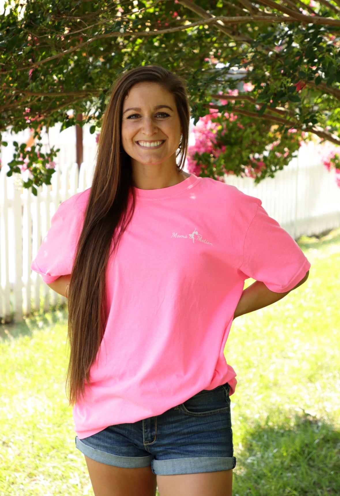 Neon Pink Off Duty Mama Tee