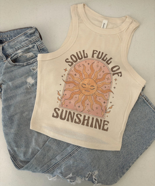 Soul Full Of Sunshine Cropped Tank