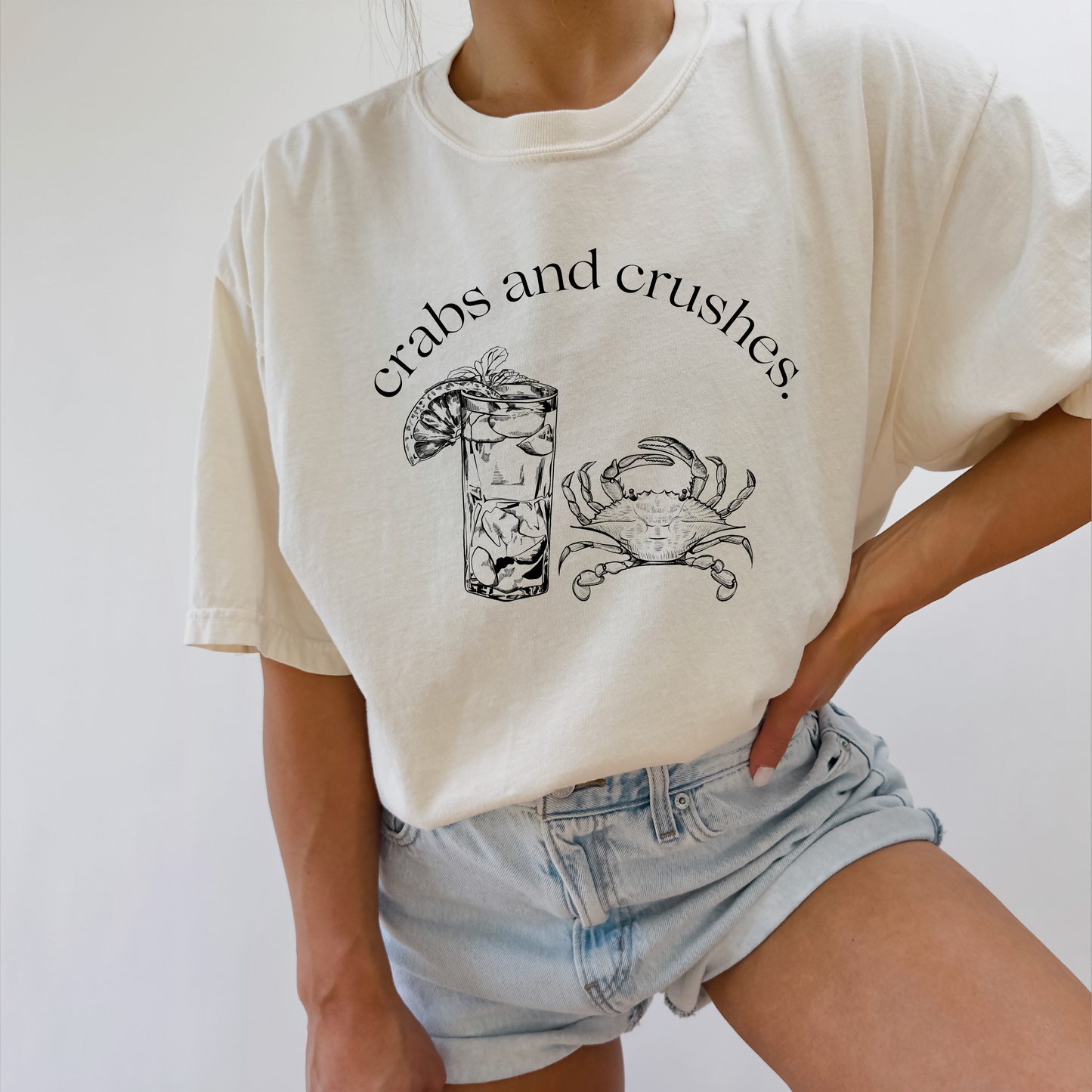 Crabs + Crushes Tee