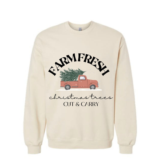 Farm Fresh Christmas Trees Crewneck