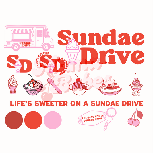 CUSTOMIZED EXCLUSIVE FLASH SHEET- ICE CREAM SHOP/TRUCK