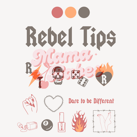 CUSTOMIZED EXCLUSIVE FLASH SHEET- EDGY NAIL ARTIST/SALON